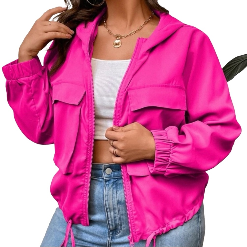 🩷 Pink Hooded Jacket 🩷 - Picture 6 of 7